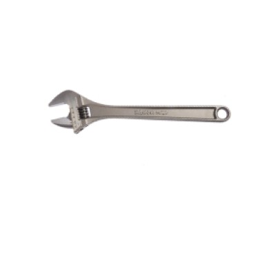 Bahco Adjustable Spanner, 380 mm Overall, 44mm Jaw Capacity, Metal Handle