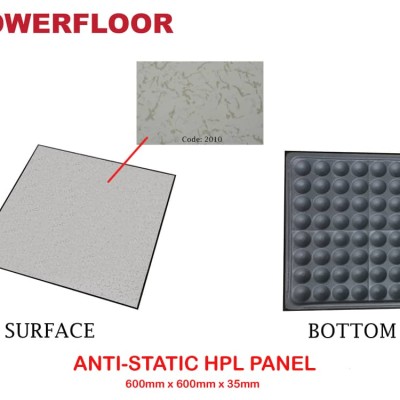 ANTI-STATIC HPL CEMENTITIOUS PANEL