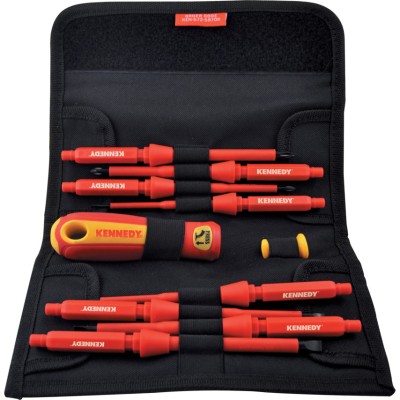 Kennedy Electricians Screwdriver Set, Set Of 10 - KEN5725870K