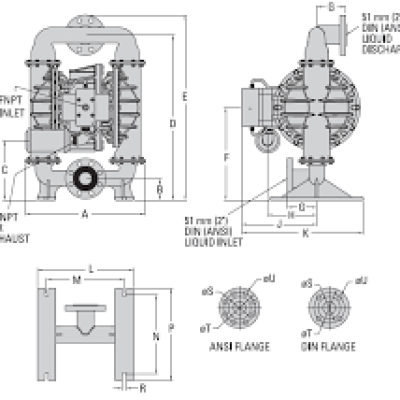 Kit Billet Relief Tube H800 Wilden P N: 08-9232-99-60