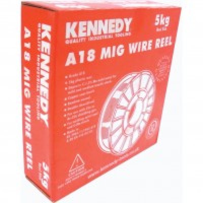 Kennedy 0.6mm A18 Mild steel Mig Wire - 5.0kg Mini Reels