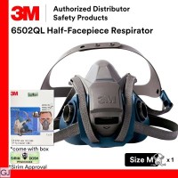 RESPIRATOR HALF FACE MASK 3M 6502QL