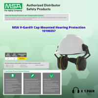 MSA 10190357 MSA V-Gard H1 Safety Helmet Ear Muffs for Medium Attenuation