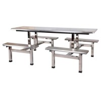 SANYON Marine Dining Table for Cruise Ship With Stainless Steel Chair and Table-L1200 Length-SYDT-01