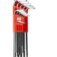 RS PRO 15 piece L Shape Metric Hex Key Set, 1.27  10mm 542-3509