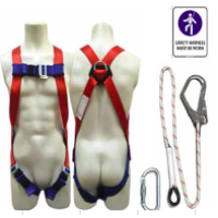 PICASAF Full Body Safety Harness, Single Lanyard