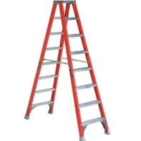 LOUISVILLE FM1508 Double Sided Stepladder Fg 8 Feet Height 300 Lb. Capacity