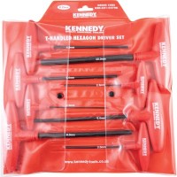 KENNEDY T-HANDLED HEXAGON DRIVER SET KEN-601-6470K