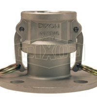 300-DL-SS by Dixon Valve | Cam & Groove Flange Adapter | 3" Coupler x 150# Flange | 7 16" Flange Thickness | 316 Stainless Steel