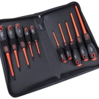 RS PRO Phillips; Pozidriv; Slotted Insulated Screwdriver Set, 10-Piece, 253-015