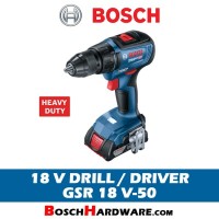 Bosch 18V Cordless Drill Driver GSR 18 V-50