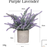 Artificial Plant - purple Lavender