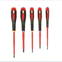 Bahco Pozidriv; Slotted Insulated Screwdriver Set, 5-Piece